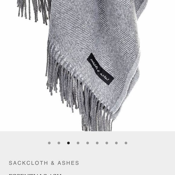 Sackcloth & Ashes cotton wool blend throw blanket - Picture 4 of 4
